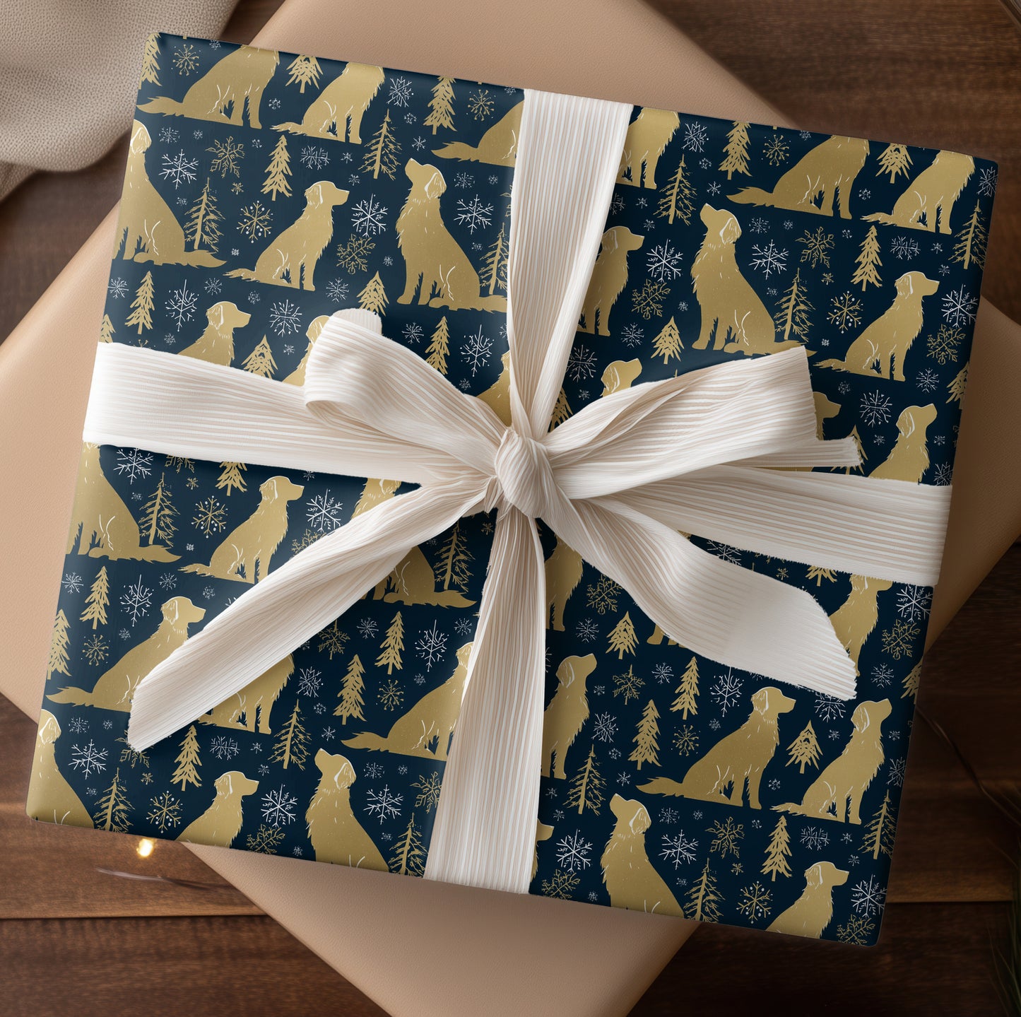 Golden Companions Beneath Winter's Sky