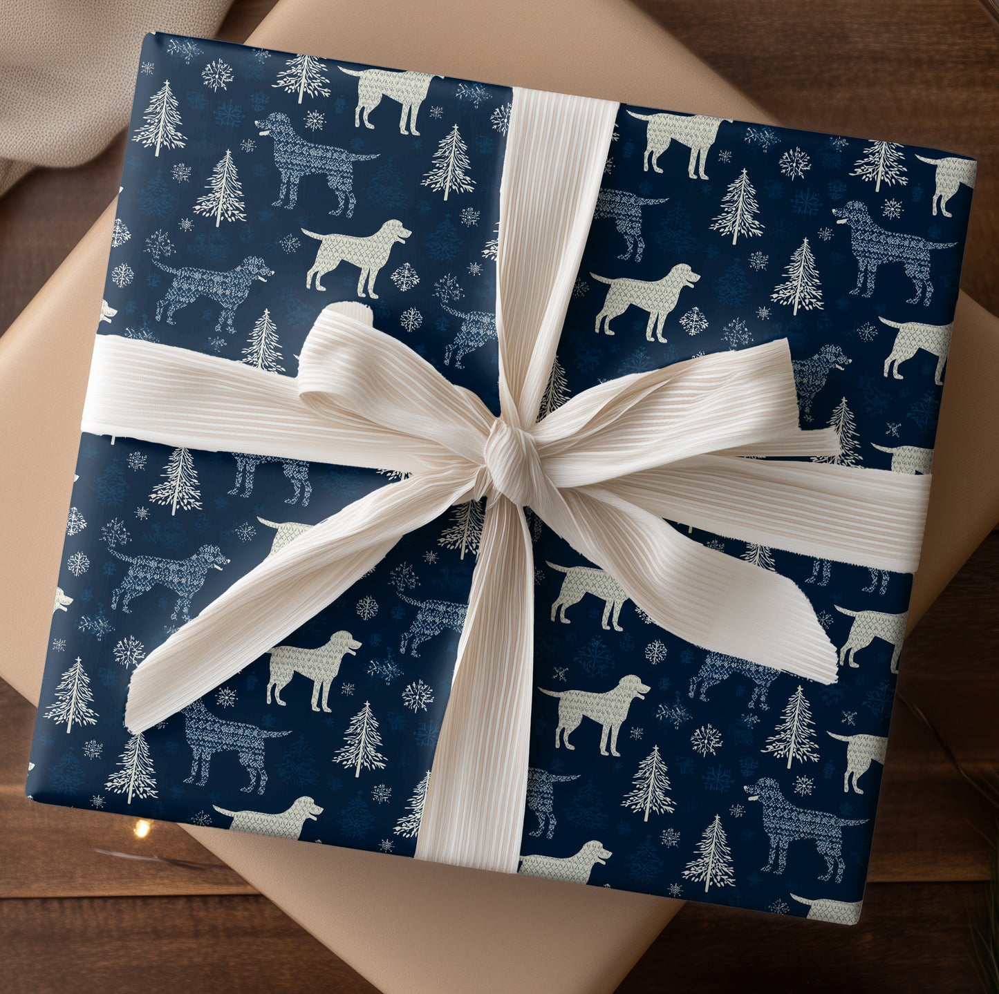 Nordic Paws Dancing Through Snowfall