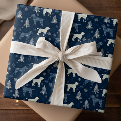 Nordic Paws Dancing Through Snowfall