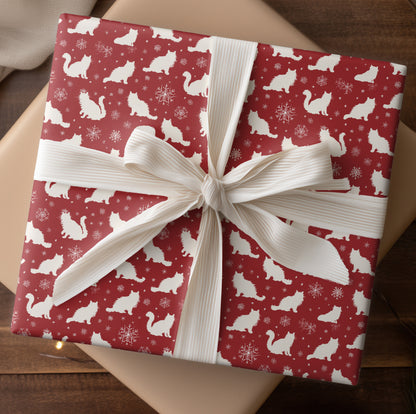 Winter's Playful Feline Symphony