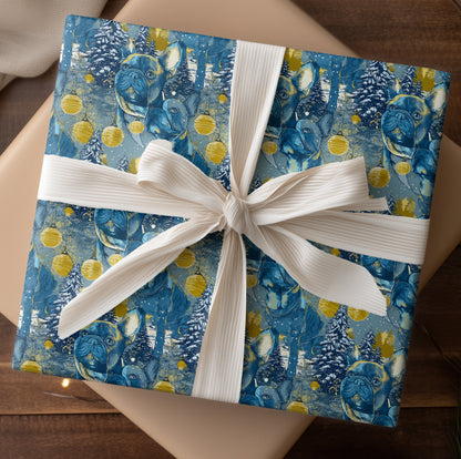 Frenchies Await Winter's Golden Light