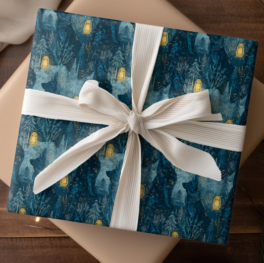 Midnight Wolves Guard Starlit Forests