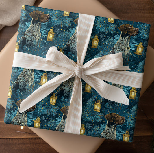 Loyal Companion Beneath Winter's Glow