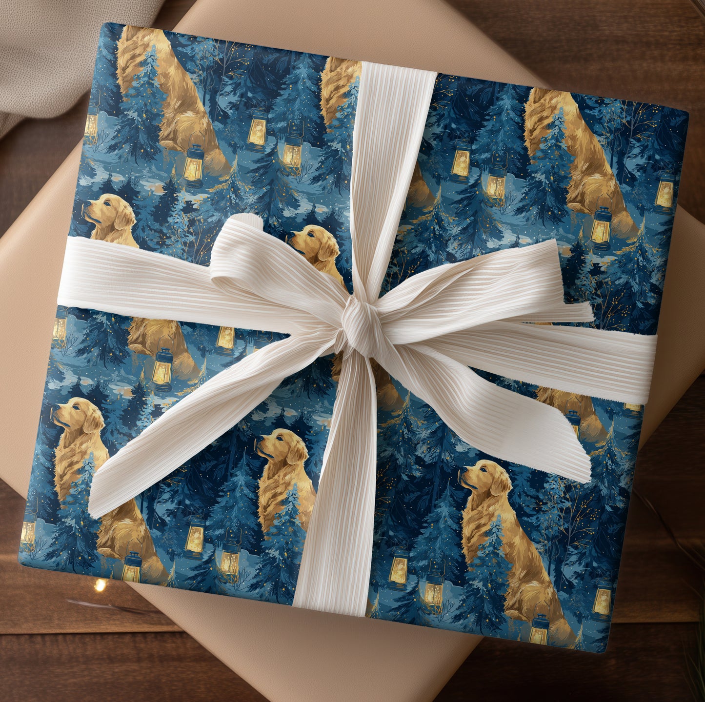 Golden Companion Lights Winter's Path