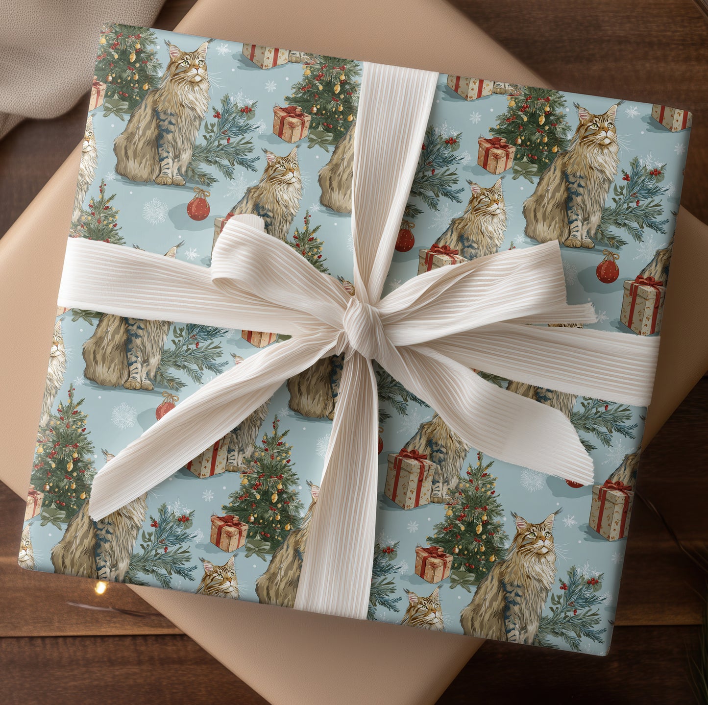 Regal Whiskers Await Winter's Gifts