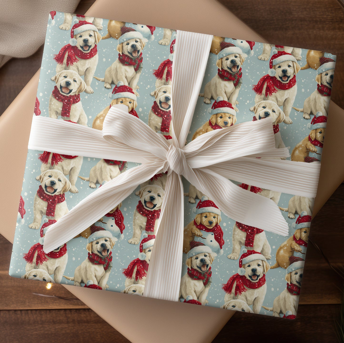 Puppies Unwrap Winter's Joyful Secrets