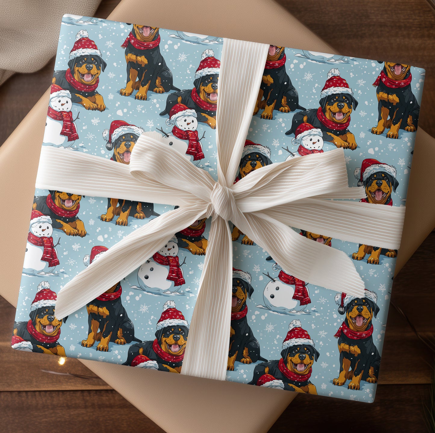 Playful Paws Paint Winter's Joy