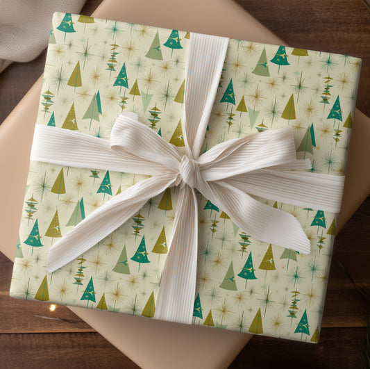 Mid-Century Festive Forest Sparkles