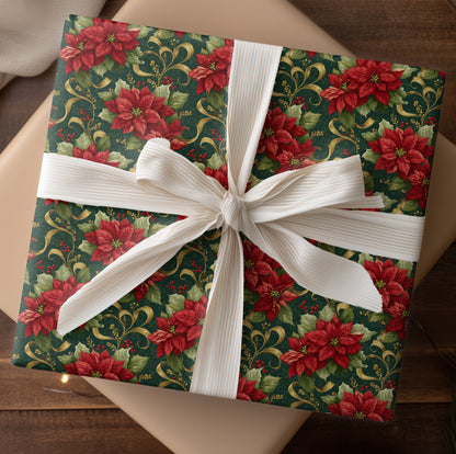 Crimson Blooms In Winter's Embrace