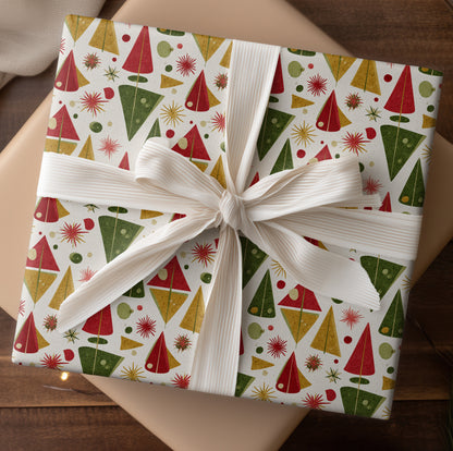 Geometric Forest Celebrates Winter