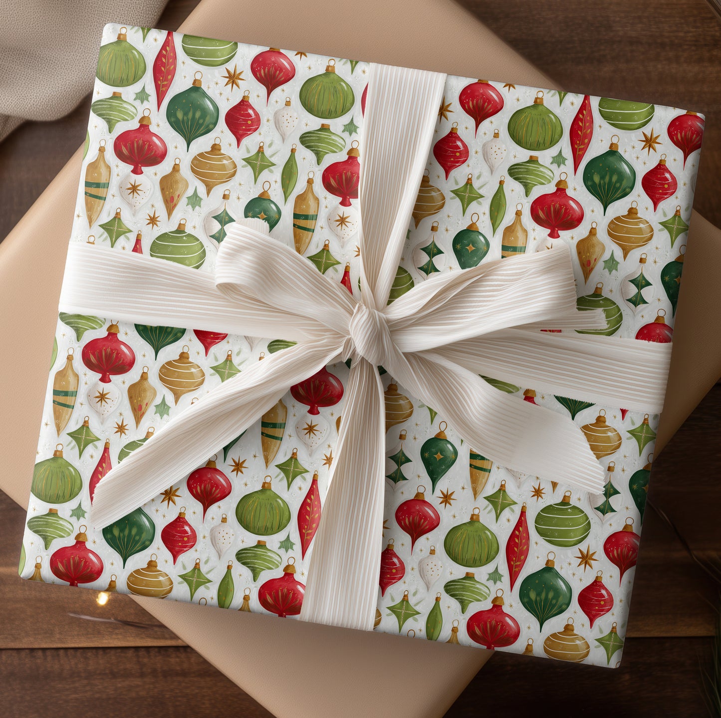 Cherished Ornaments in a Winter Wonderland