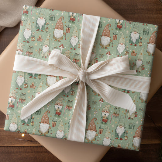 Gnomes Dancing Through Winter's Magic