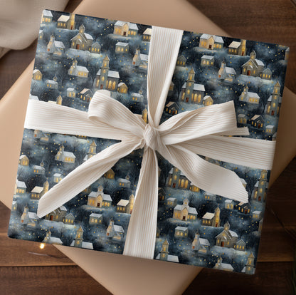 Midnight Churches Drift Through Starlight