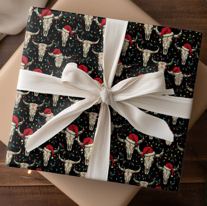 Festive Skulls Dance With Holiday Cheer