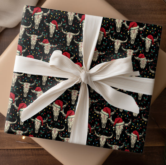 Festive Skulls Dance With Holiday Cheer