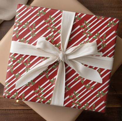 Holly Dances Across Candy Stripes