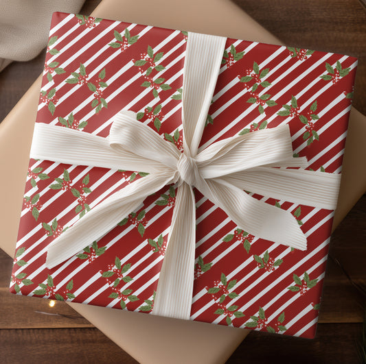 Holly Dances Across Candy Stripes