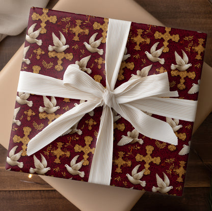 Golden Crosses Dance With Doves