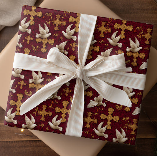 Golden Crosses Dance With Doves