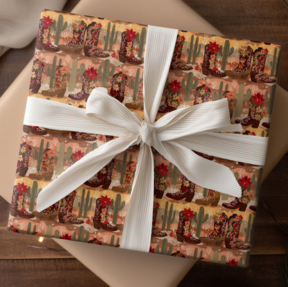 Southwestern Christmas Blooms Softly