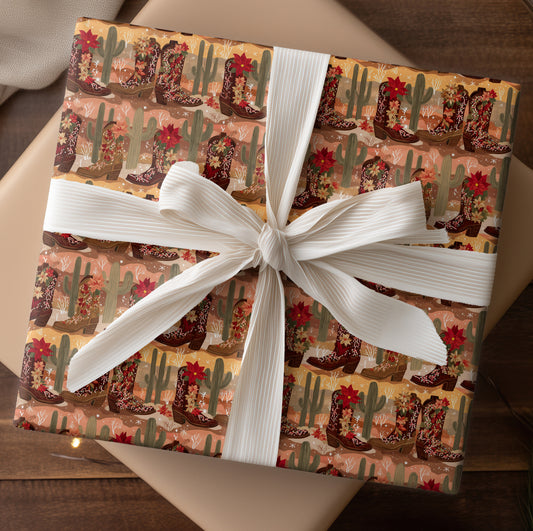 Southwestern Christmas Blooms Softly