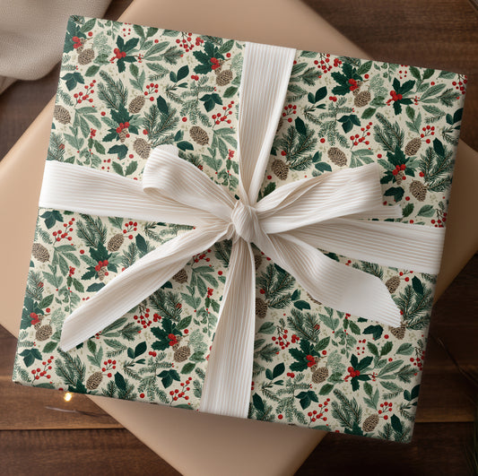 Winter's Botanical Tapestry