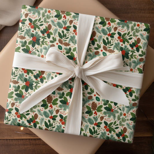 Winter's Botanical Festive Symphony