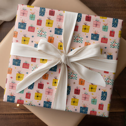 Wrapped Moments Of Joyful Anticipation