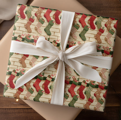 Stockings Hung With Festive Care