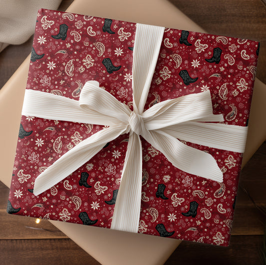 Cowboy Christmas Bandana Blooms