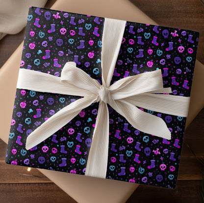 Cosmic Skulls Dance Through Night