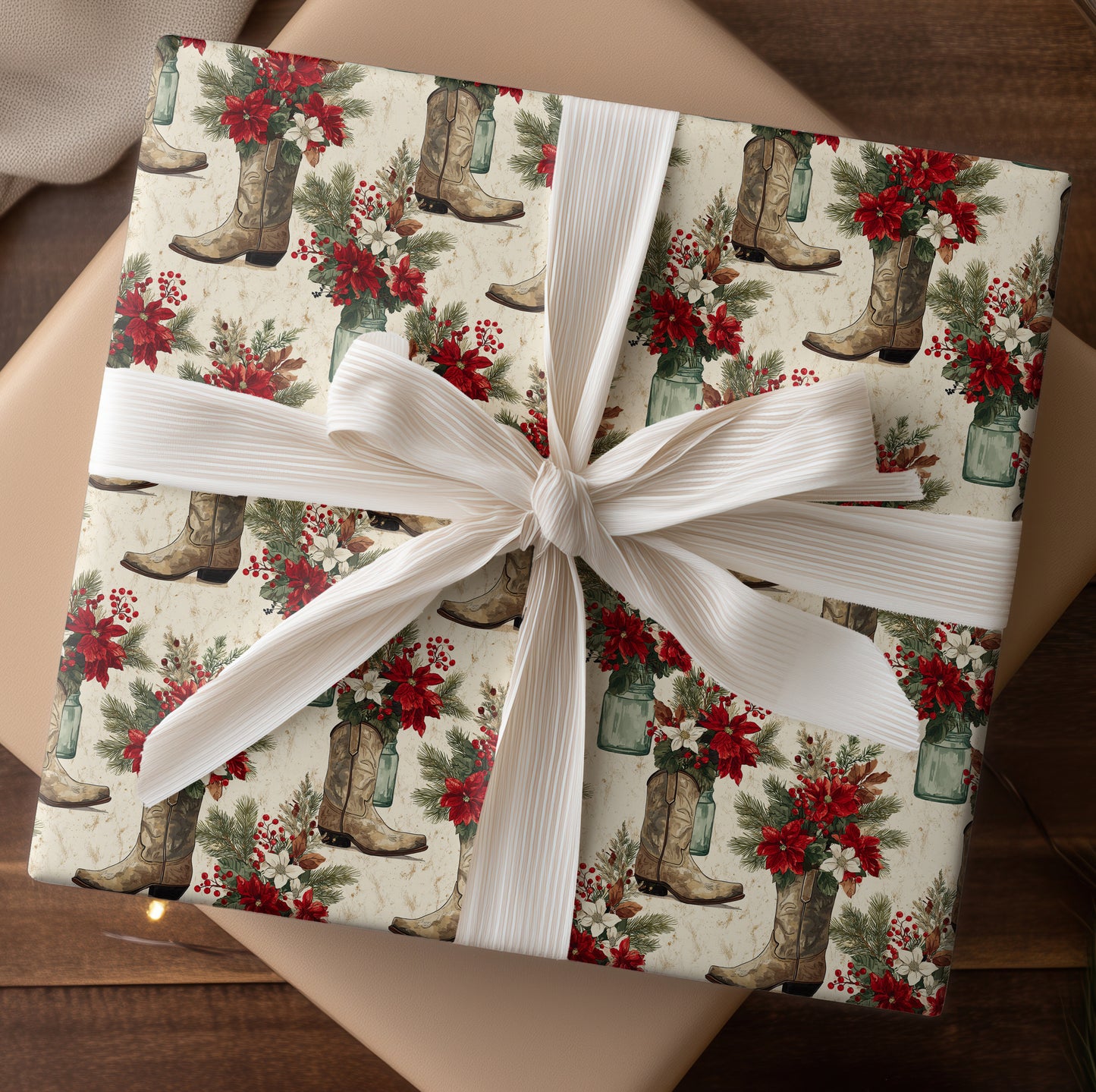 Cowboy Christmas In Crimson Bloom