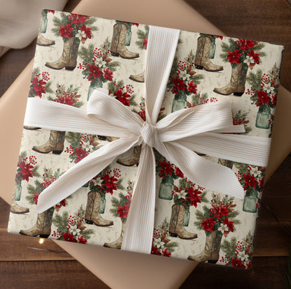 Cowboy Christmas In Crimson Bloom