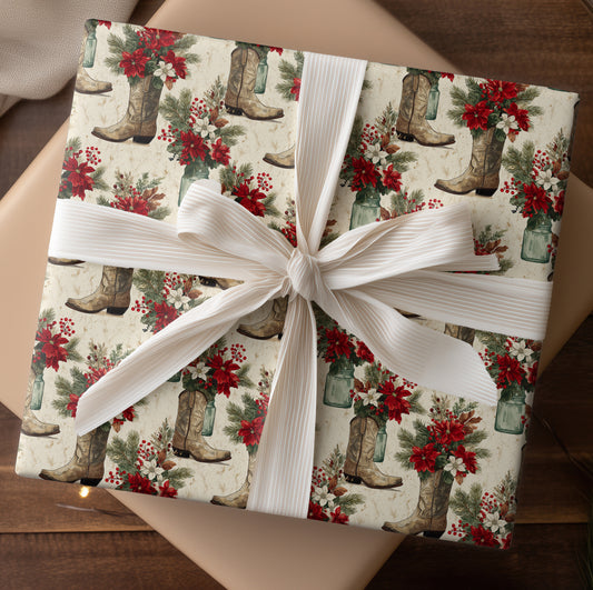 Cowboy Christmas In Crimson Bloom