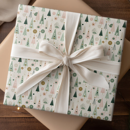 Geometric Forests Dance In Pastel