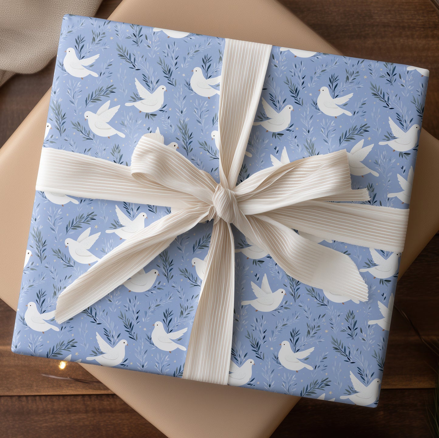 Starlight Doves Weave Peaceful Paths